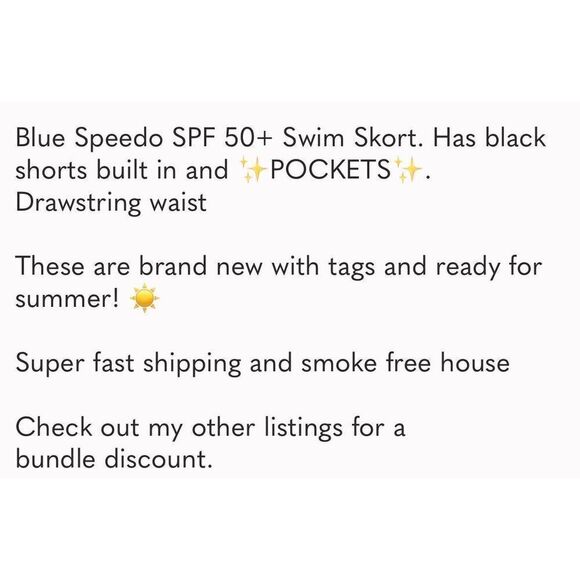 NWT SPEEDO Ladies’ Skort Medium Pockets Activewear Athleisure Travel Pickleball - Picture 10 of 11